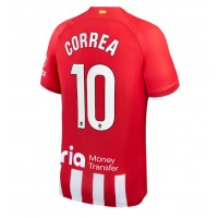 Fotbalové Dres Atletico Madrid Angel Correa #10 Domácí 2023-24 Krátký Rukáv